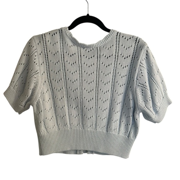 Wild Fable Cropped Cardigan Blue XXL - Picture 6 of 8